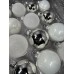 Набор стеклянных шаров 26 шт Первый снег
