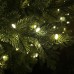 Светодиодная гирлянда Капли 100 макро огней Белый свет Зеленый провод 7,5 м